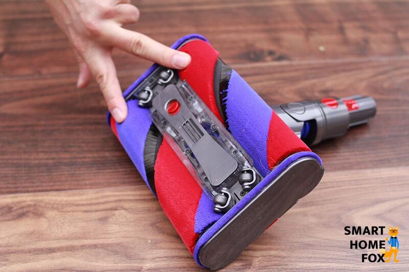 The 360-degree floor nozzle from below